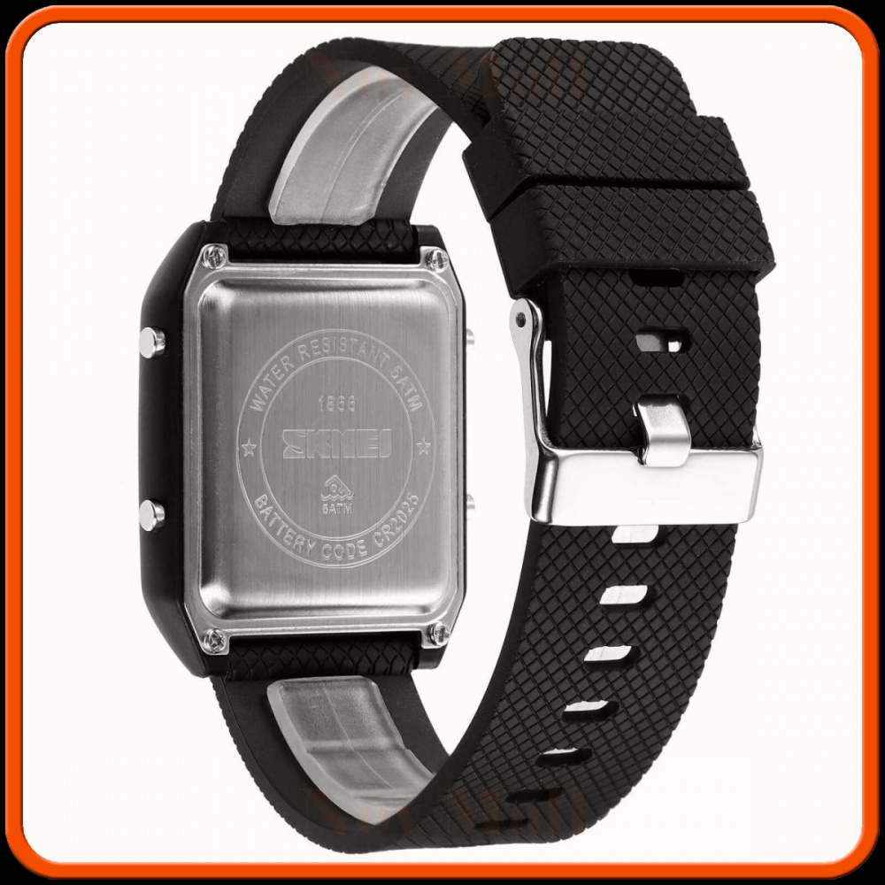 SKMEI Jam Tangan Pria Digital Sport Watch Alarm Waterproof 50 M - 1866