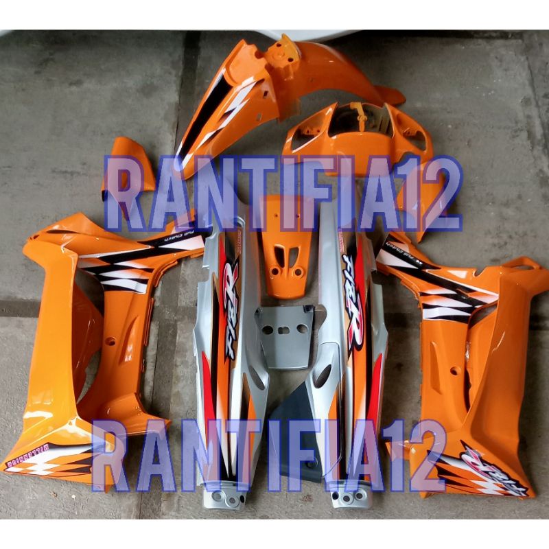 Cover bodi Fizr full set bodi motor Yamaha Fizr Fiz R milenium Orange