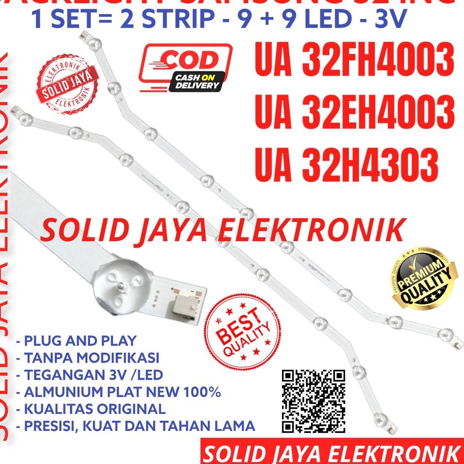 ⅎ BACKLIGHT TV SAMSUNG LED 32 INC UA 32FH4003 32EH4003  LAMPU BL 9K 3V BENGKOK UA32FH4003 UA32EH4003