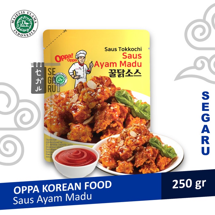 

OPPA Honey Chicken Sauce | Saus Ayam Goreng Madu Korea Halal 250 gram