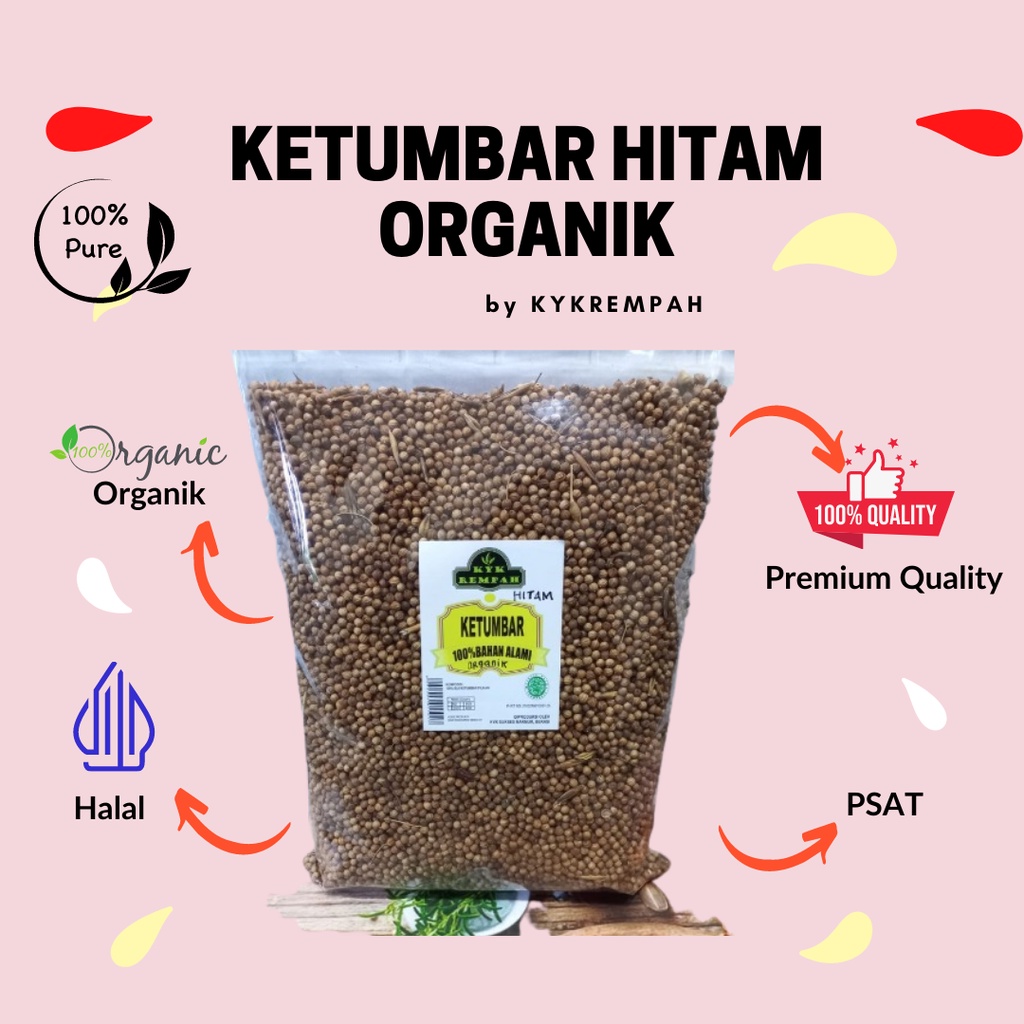 

Ketumbar Hitam Organik JSR PREMIUM [ 500 gram] | Teh Ketumbar