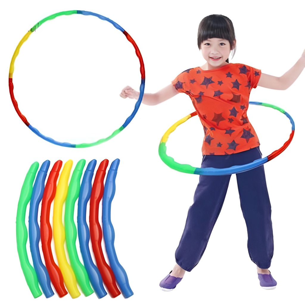Mainan Hula Hoop Olahraga Anak | Mainan Seru Untuk Keluarga | Hula Hoop | Hulahop | Hulahup | Alat Mengecilkan Perut | Perempuan