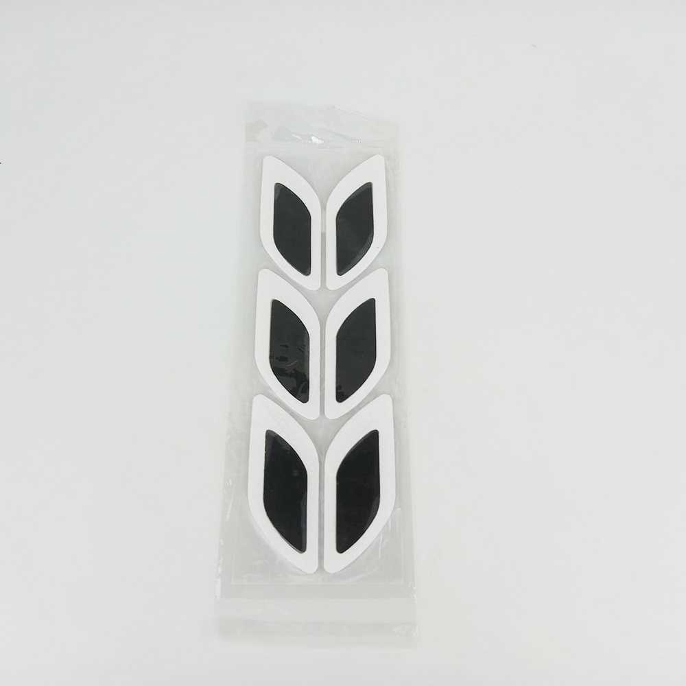 Carbon Fiber Car Sticker Auto Warning Decal Strips 6PCS - 1183