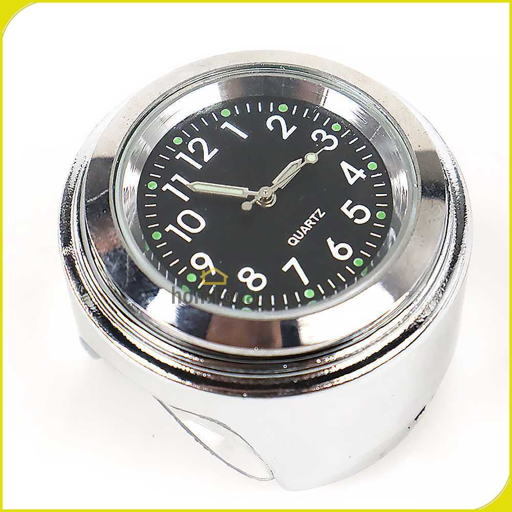 Jam Motor Anti Karat Handlebar Clock Stainless Steel - MT-WTCP