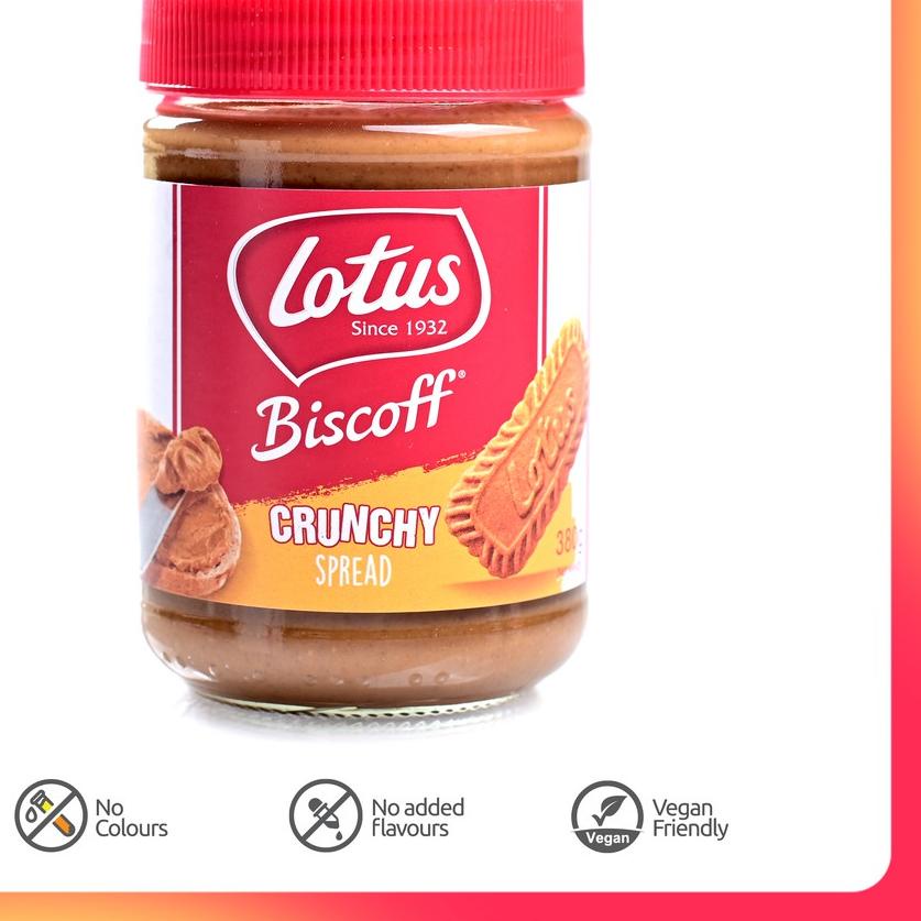 

Termurah [KP8] Lotus Biscoff Crunchy Spread 380 g (Selai Karamel)