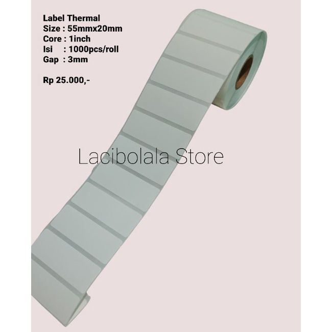 

Label Barcode Direct Thermal 55x20
