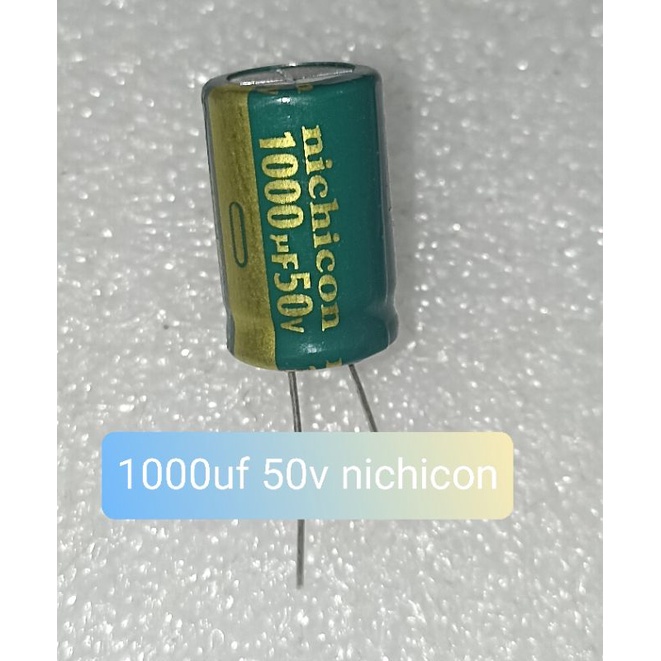 ELCO 1000UF 50V NICHICON ELKO 1000 UF 50 VOLT 50VOLT