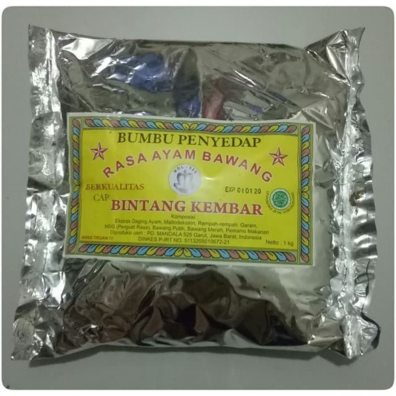 

❤bumbu rasa ayam bawang cap bintang kembar 1kg