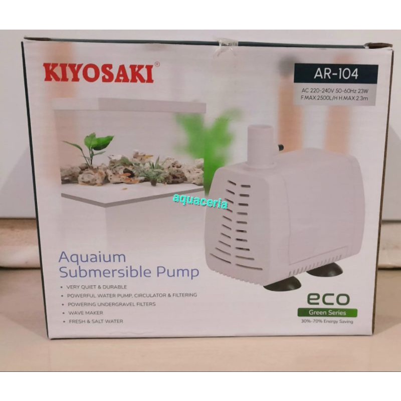 mesin pompa celup air kolam aquarium Kiyosaki AR 104 terlaris