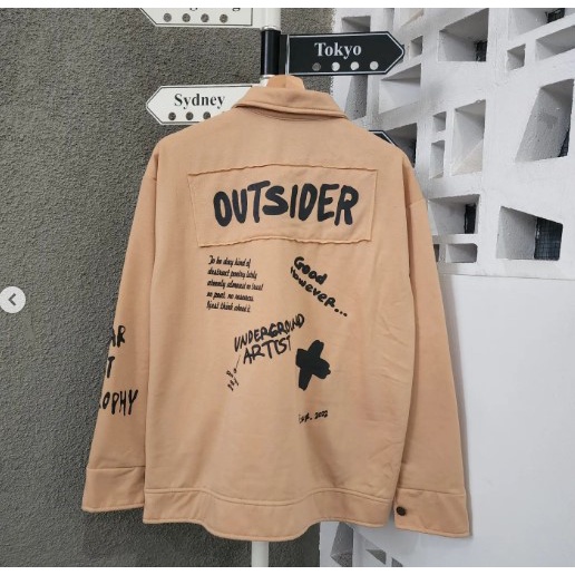 (COD) OUTSIDER JACKET BAHAN FLEECE UNISEX