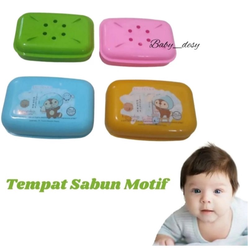 TEMPAT SABUN POLOS / MOTIF KARTUN / WARNA ANGEL / KEPERLUAN PASCA MELAHIRKAN