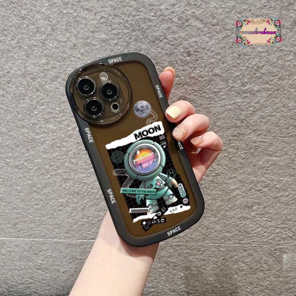 SS135 SOFTCASE MOTIF SPACE MOON FOR OPPO A3S  A1K A5S A7 A12 A11K A15 A15S A35 A16  A16S A17 A17K A5 A9 2020 A36 A76 A96 A37 NEO 9 A39 A57 LAMA A52 A92 A53 A33 2020 A54 A57 2022 A77S SB4698