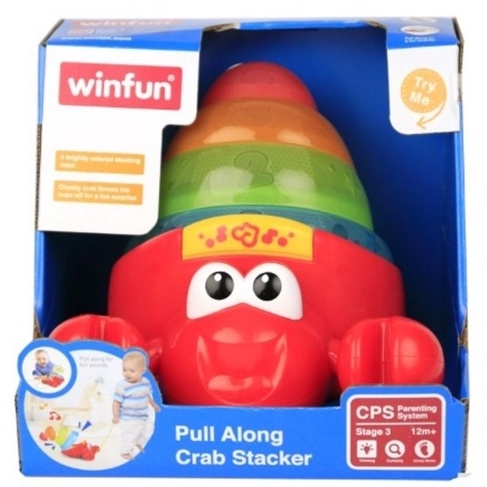 WINFUN PULL ALONG CRAB STACKER - 0747 / W000747