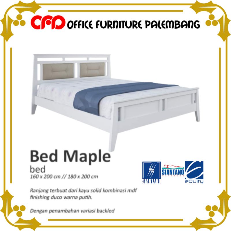 ranjang tempat tidur siantano BED MAPLE divan kasur matras minimalis