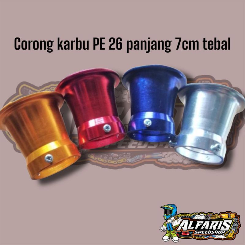 Corong karbu PE 26 panjang 7cm tebal