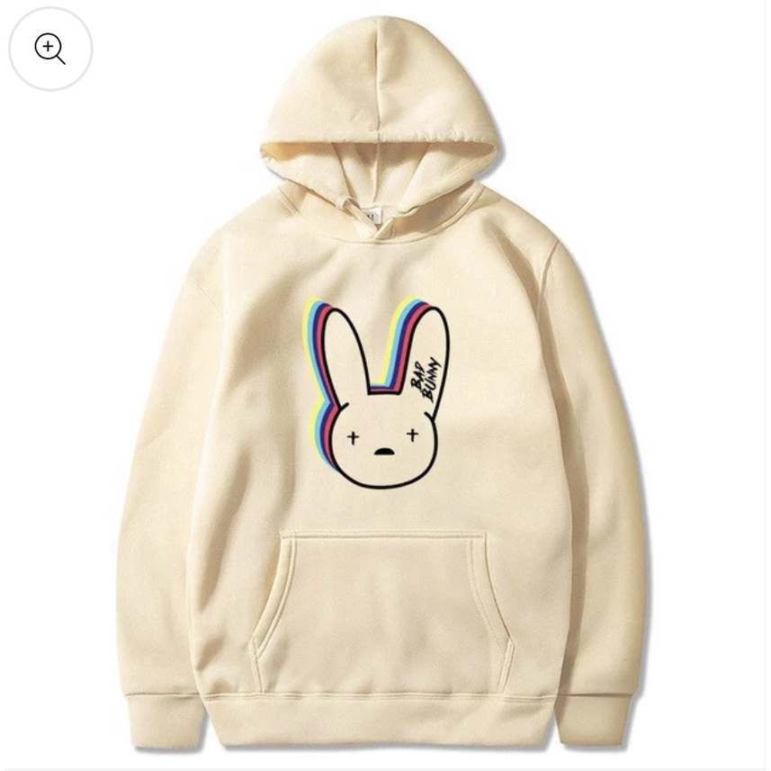 Bad Bunny Jumper Hoodie II Sweater Hoodie Trendy II Sweter Oblong Topi Sz M - XL Anak &amp; Dewasa ( Pria &amp; Wanita )