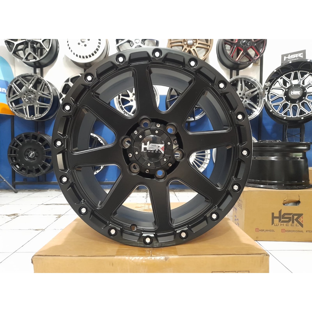 pelek modif offroad ring 17 hsr ikigai velg pajero fortuner r17