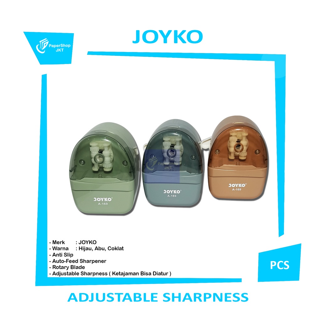 

JOYKO - Sharpener A - 169 - Rautan - Pcs