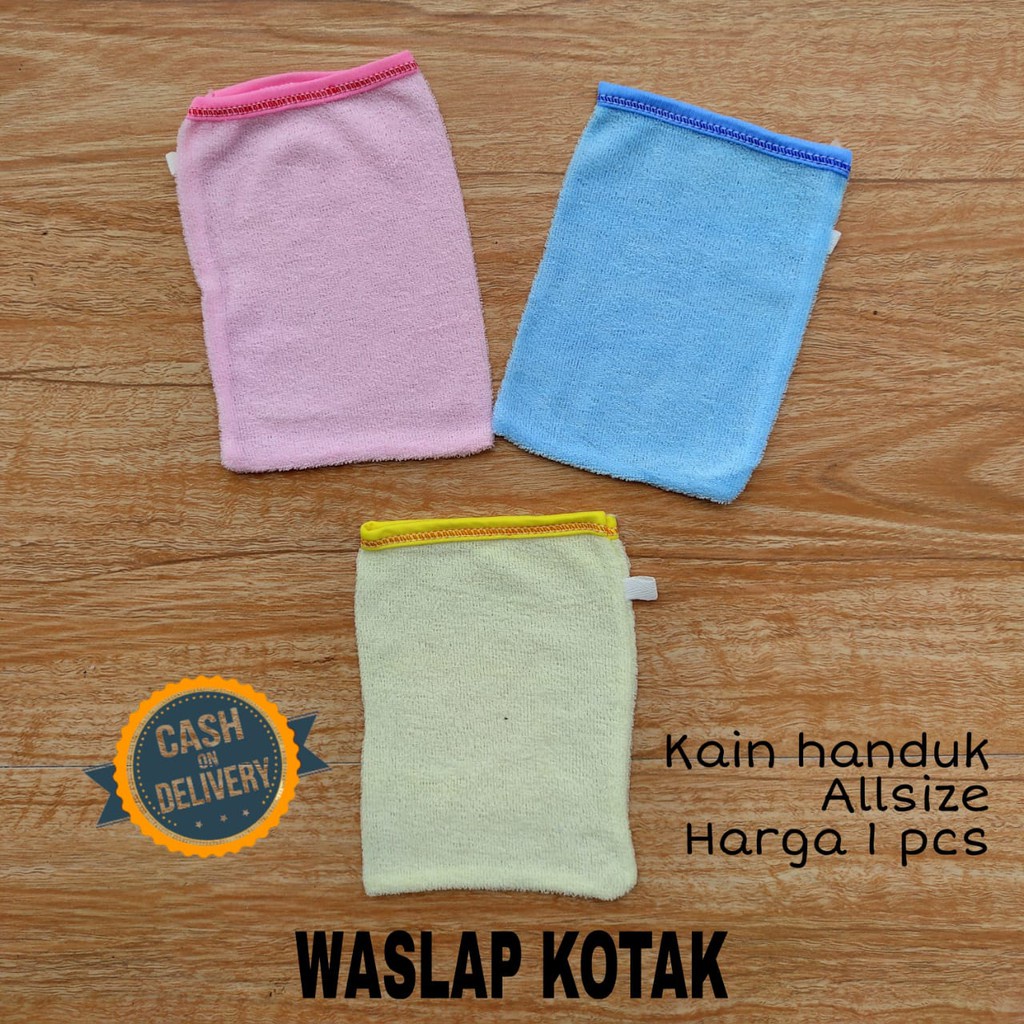 1 LUSIN (12 pcs) Waslap bayi JARI harga grosir TERMURAH