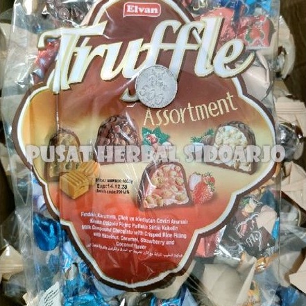 Bonitoop_ Elvan Truffle Coklat 1 Kg Coklat Arab Import Turki Turkey Original Chocolate Truffle 1Kg