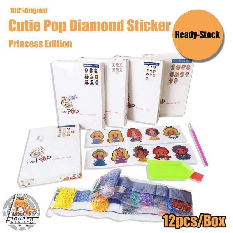 Stiker Diamond Cutei Pop Mainan Edukasi Buat Keluarga