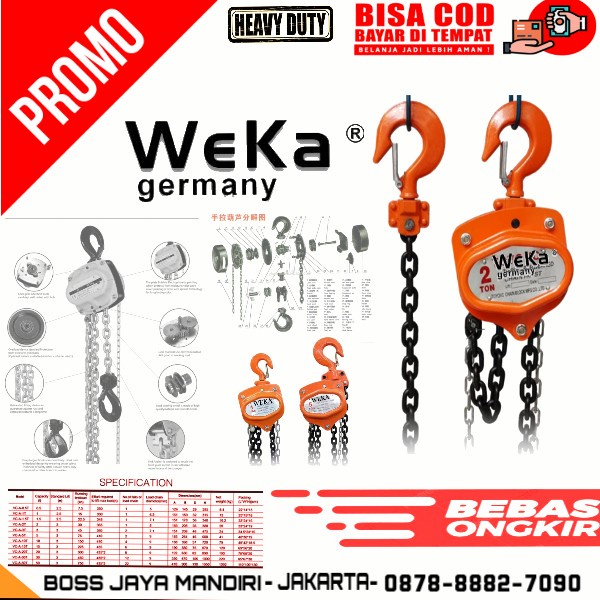 Chg Chain Block 2Ton + 3 Meter