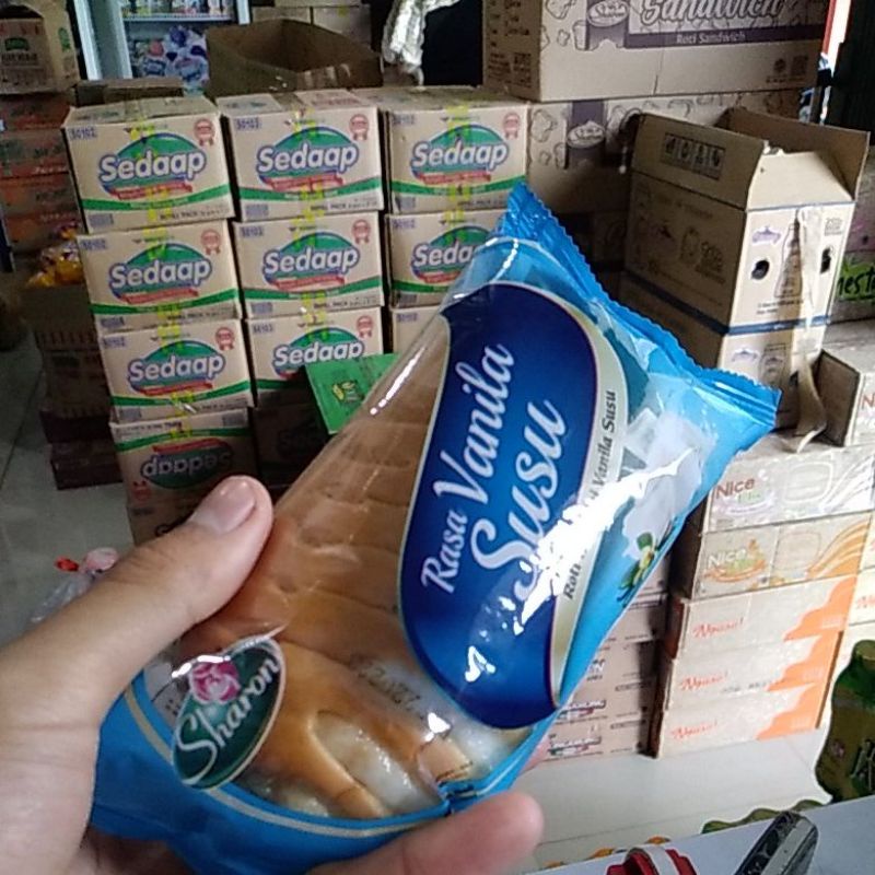 BARU Roti Sharon Slai Vanilla Susu  65gr