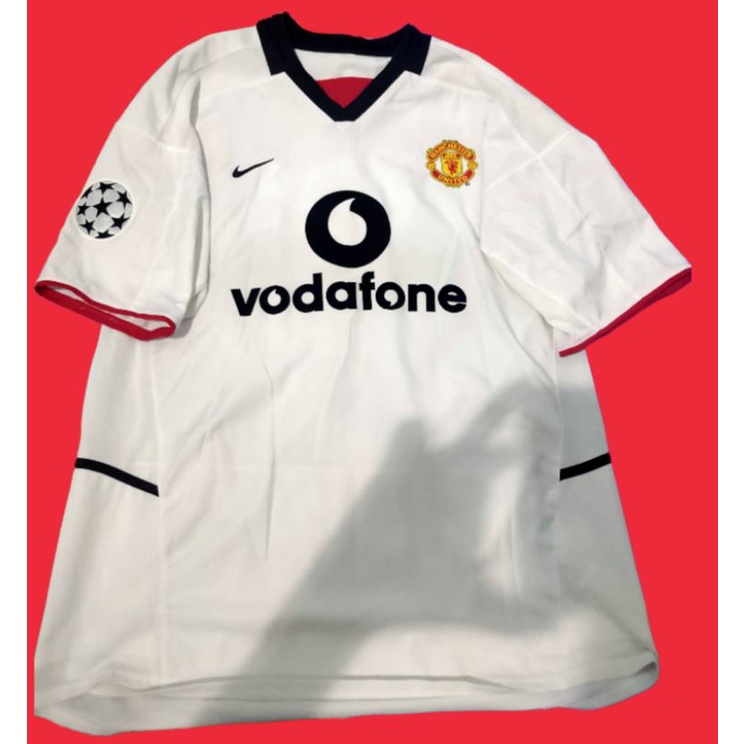 JERSEY MANCHESTER UNITED AWAY 2003 ORIGINAL MADE IN MAROKO