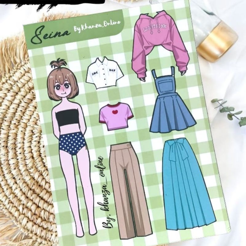 Mainan BP Bpan Cute Bongkar Pasang Paperdoll VIRAL Mainan Edukatif Anak Boneka