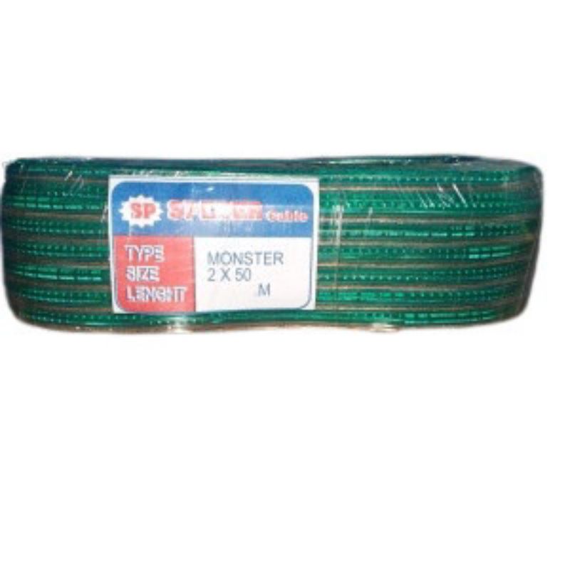 kabel speaker speder 2×50 panjang 30 yard kabel audio