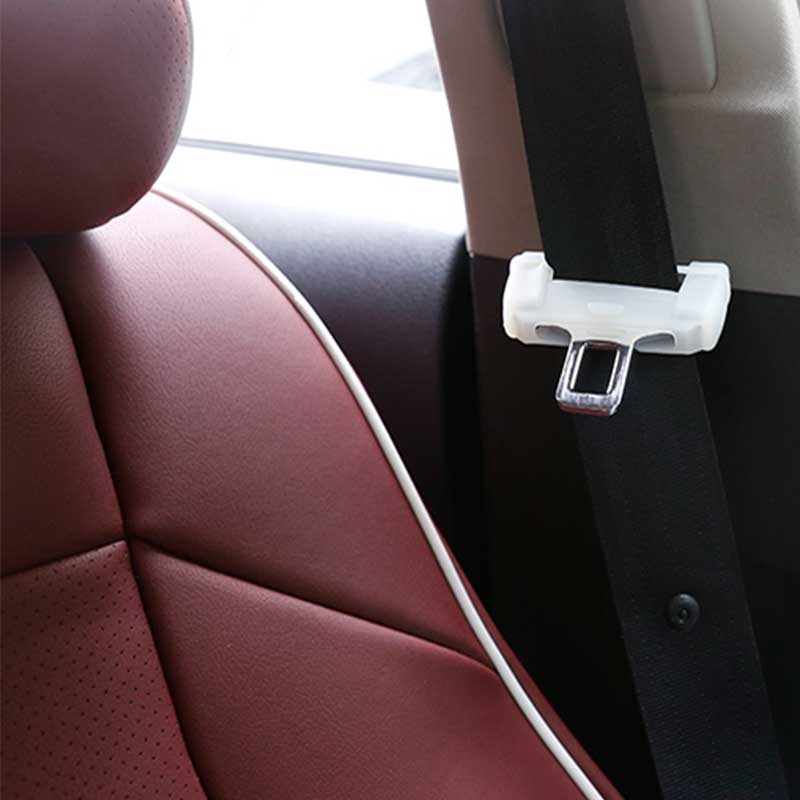 Luminous Universal Anti Gores Cover Aksesoris Keamanan Interior Mobil Sabuk Pengaman Kartu Gesper Perlindungan Cover Kualitas Tinggi Silikon Lembut