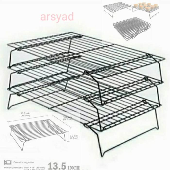 Rak Cooling Rak 3 Susun Kue
