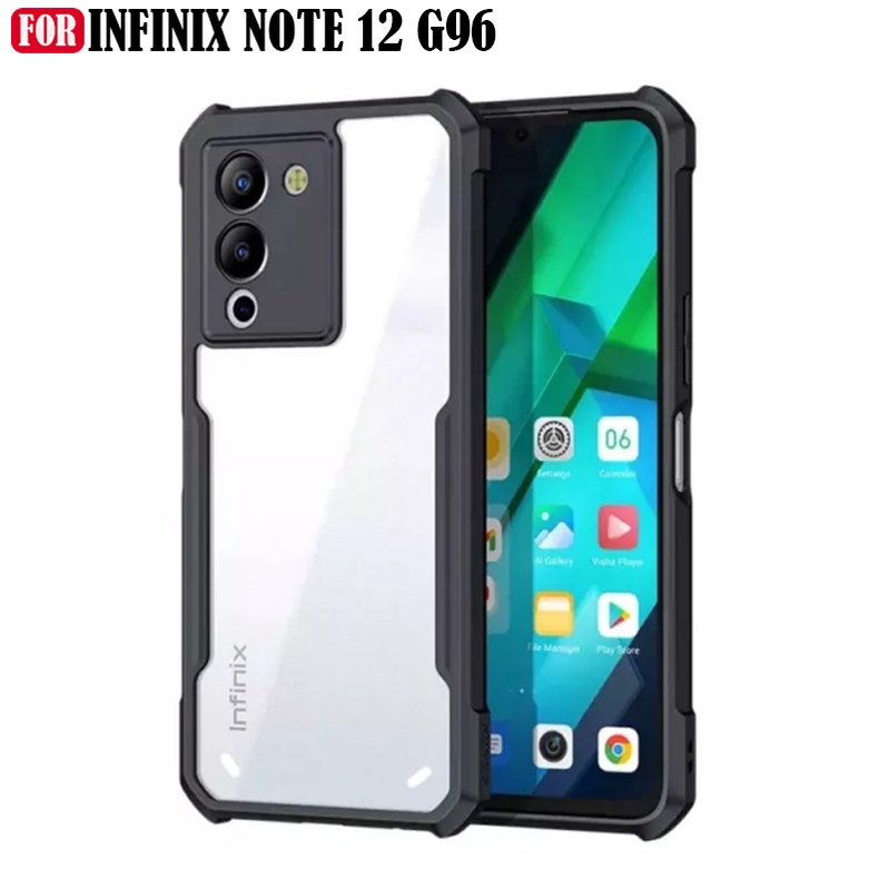 Case Untuk Infinix Note 12 G96 Hardcase Shockproof Transparant Casing