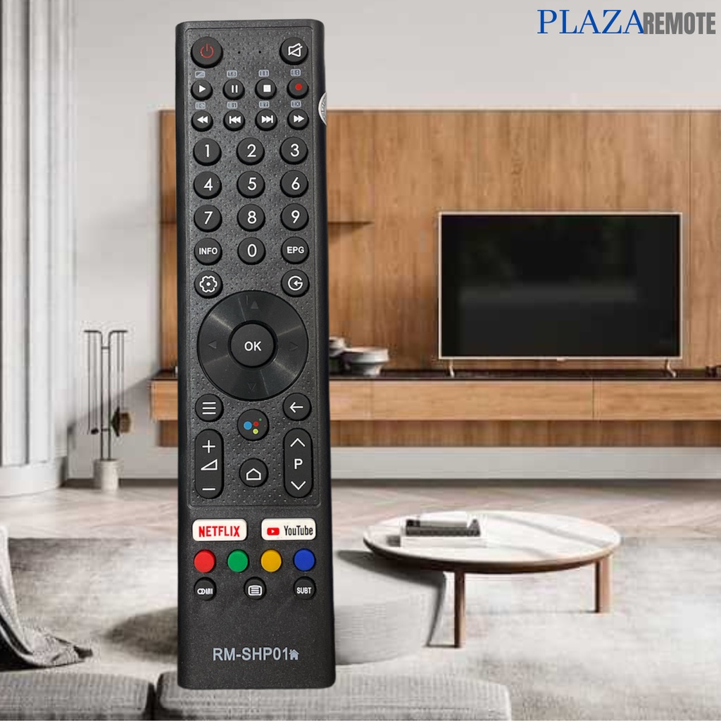 REMOTE CHANGHONG SMART TV UNIVERSAL L32H4 ANDROID YOUTUBE DLL