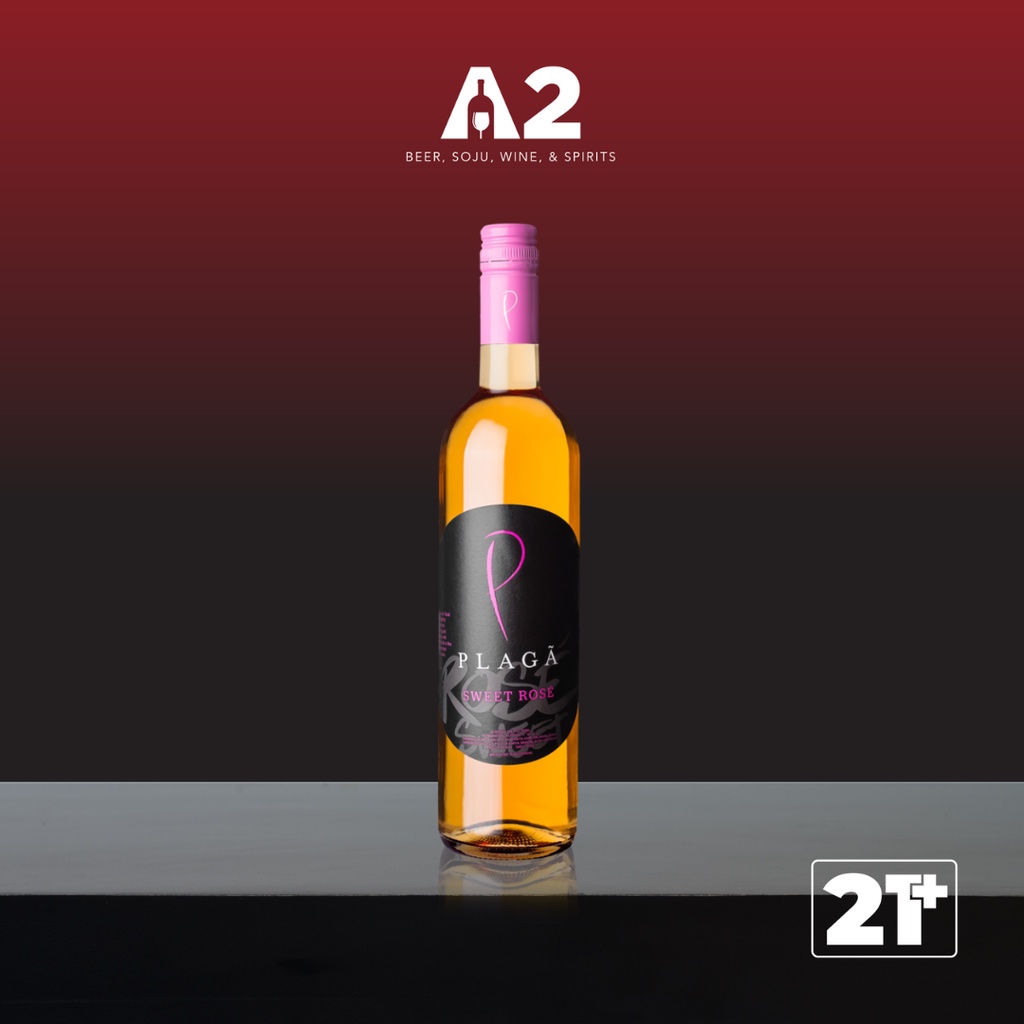 Jual Plaga Sweet Rose Wine 750ml Shopee Indonesia