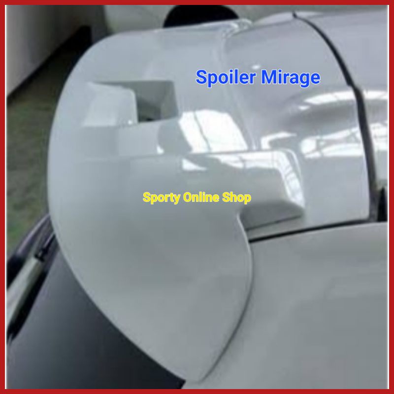 Spoiler Sayap Mobil Mirage Tanpa Lampu
