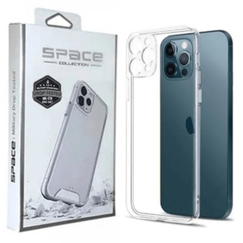 SPACE ORI CLEAR Crystal iPhone SE 2020/ SE 2022/ X/ XS/ XR/ XSMAX/ 7+/ 8+/ 7G/ 8G/ 6+/ 6S+/ 6 6G 6S Hardcase Back Plastic Acrylic (Military Drop Tested) Original Anti-Yellow Super Grade Protection Hard With Soft Bumper Case Natural MAX 5G Plus SE2 SE3 2 3