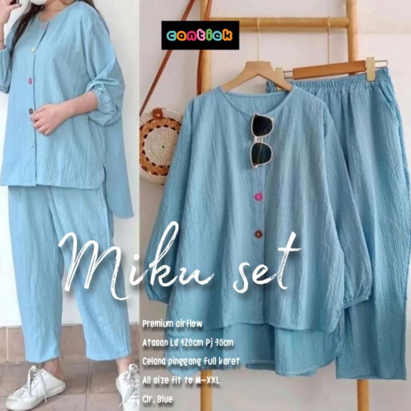 MIKU SETELAN BAJU WANITA TERBARU