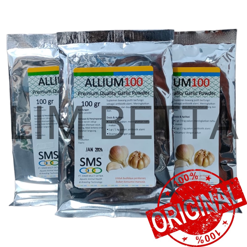 ALLIUM 100 / EKSTRAK BAWANG PUTIH SUPPLEMENT IKAN