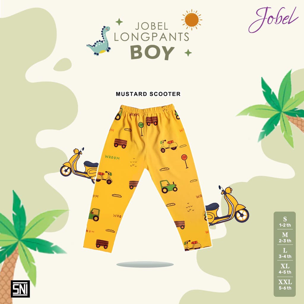 Kazel Jobel Longpants Motif Boy 0-5 Tahun - Celana Panjang