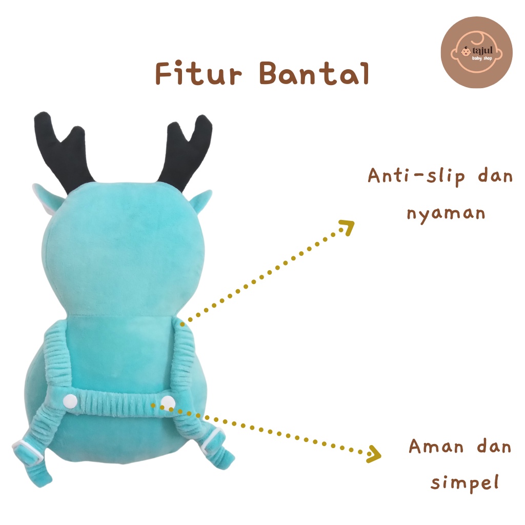 Head Neck Pillow Pad | Bantal Pelindung Kepala Bayi Rusa