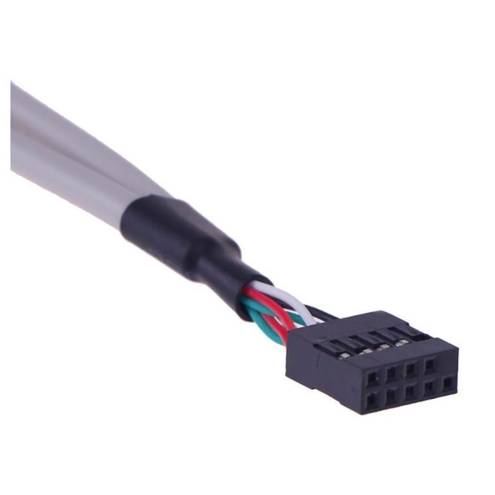 (UMU SUPPLIER) PCI BRACKET 2 PORT USB 2.0 9PIN BACK PANEL REAR EXPANSION HEADER MOBO