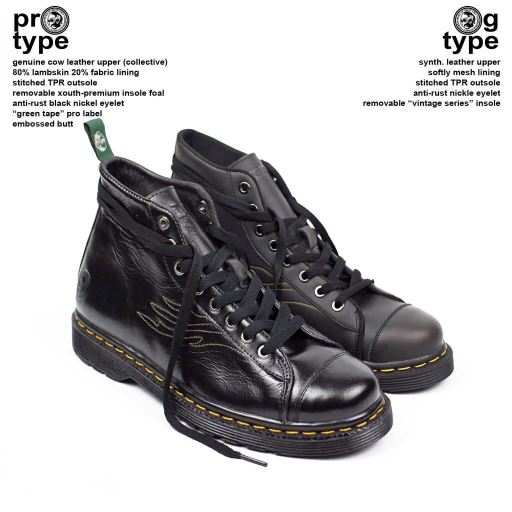 non-pocket vintage black - boot xouth