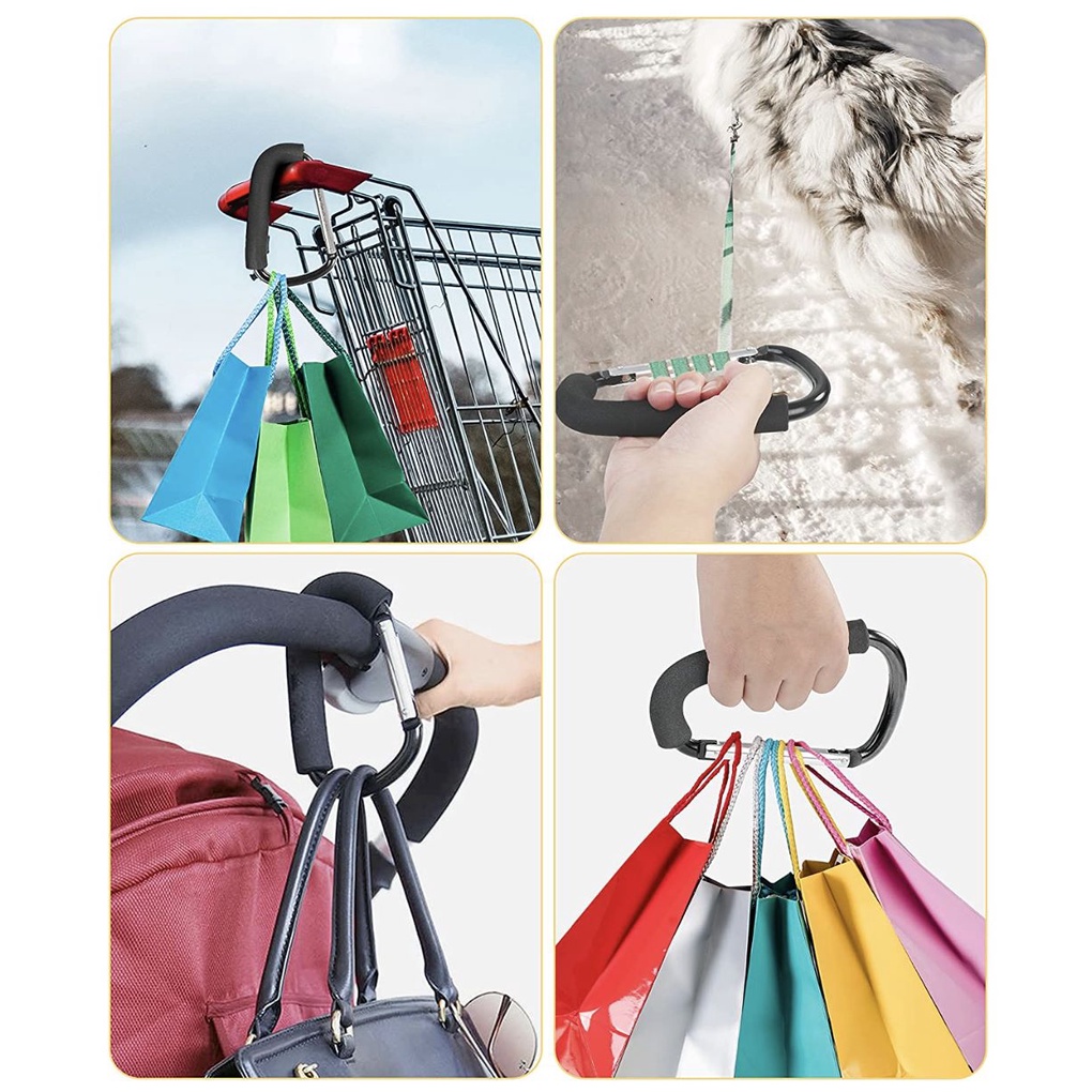 CANTOLAN STROLLER Pengait Kerata Dorong Bayi Bisa Untuk Tas Bayi Tas belanja stroller hook