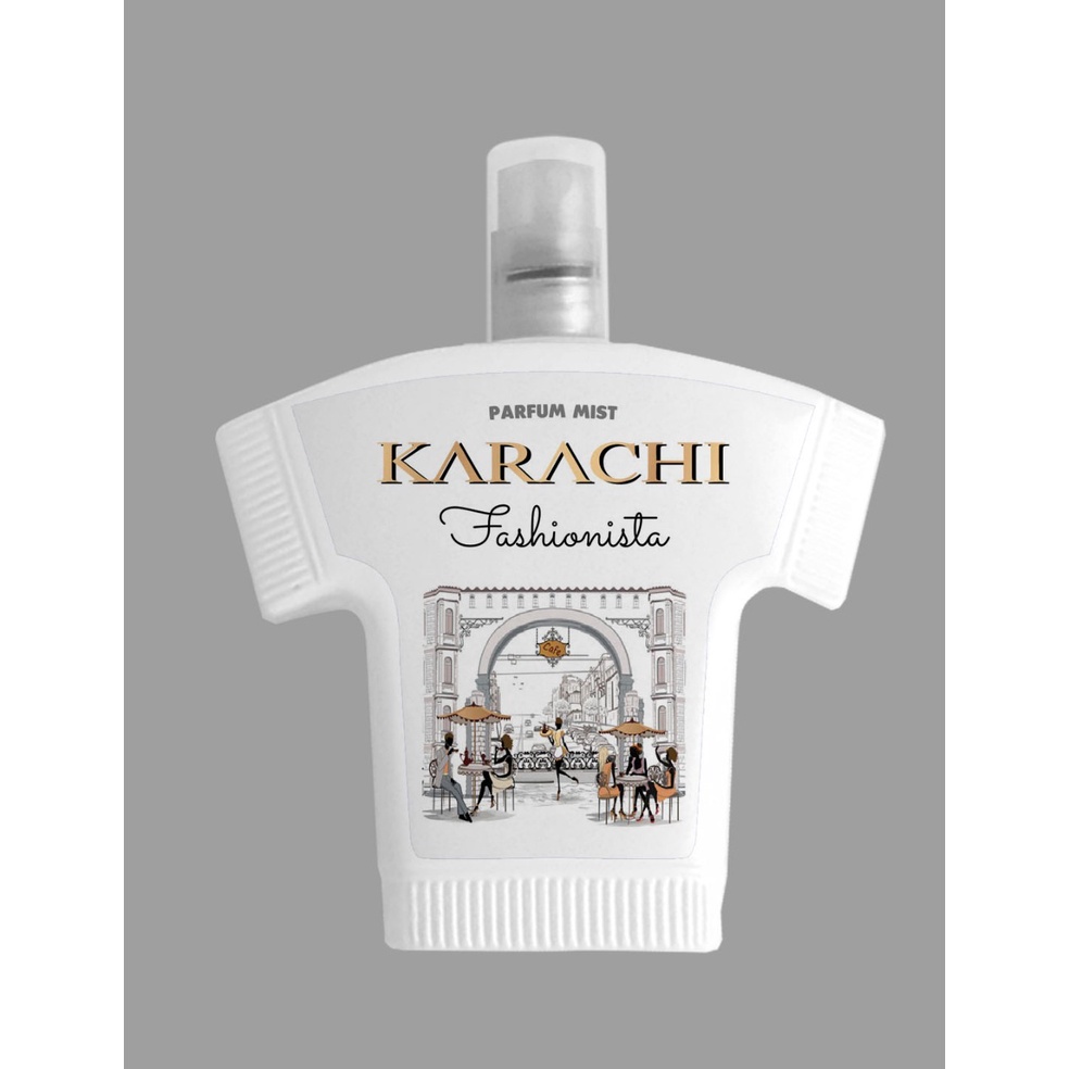 Karachi Parfum Mist Fashionista 100 ml White