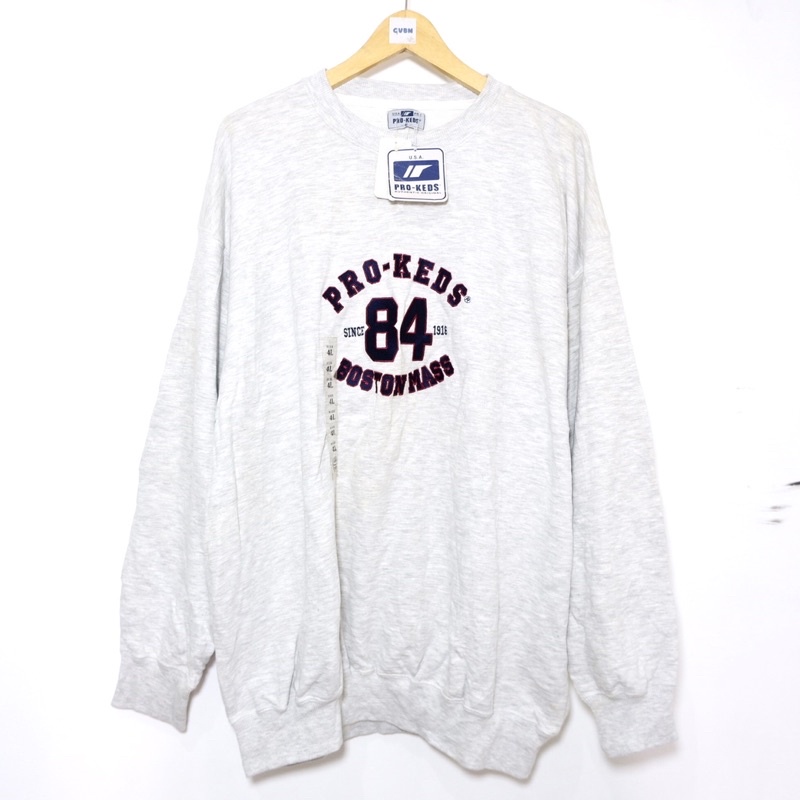 Crewneck Pro - Keds Boston Mass | BIG SIZE Sweater Second Preloved Branded Original