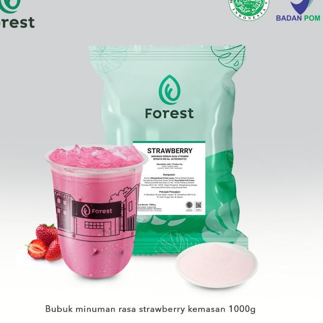 

Terbaru 3.3 Bubuk Minuman STRAWBERRY Powder - Forest Bubble Drink