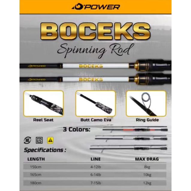 JORAN D POWER BOCEKS 180CM SOLID CARBON