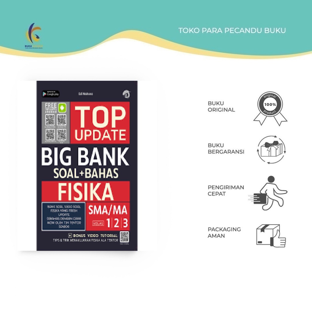 [PROMO] BUKU TOP UPDATE BIG BANK SOAL + BAHAS FISIKA SMA/MA 1, 2, 3 - Buku Kaluku