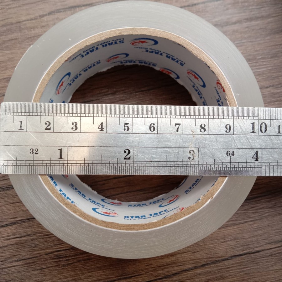 Lakban Star Tape Bening &amp; Coklat 100 Yard (45mm x 100 Yard) Lakban Tape 2 Inch 45x100yard